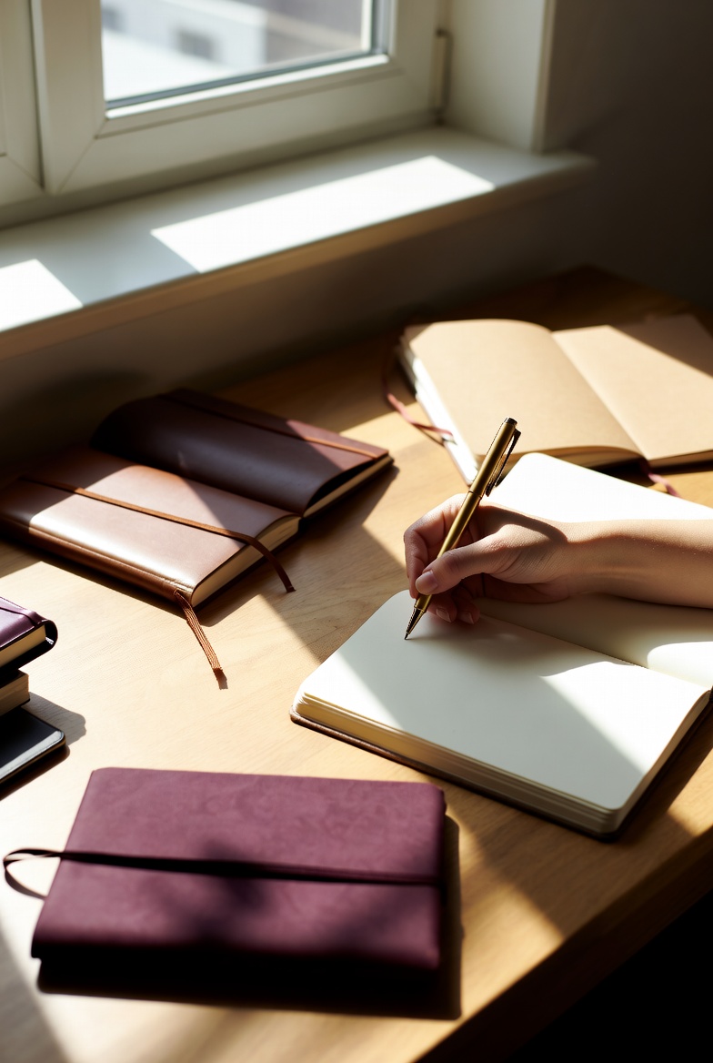 Writing desk with natural light — The Aligned Shift